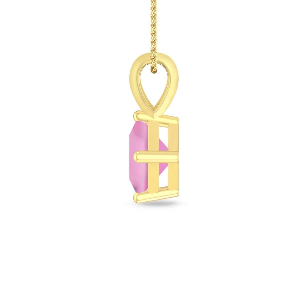 Yellow Gold - Pink Tourmaline