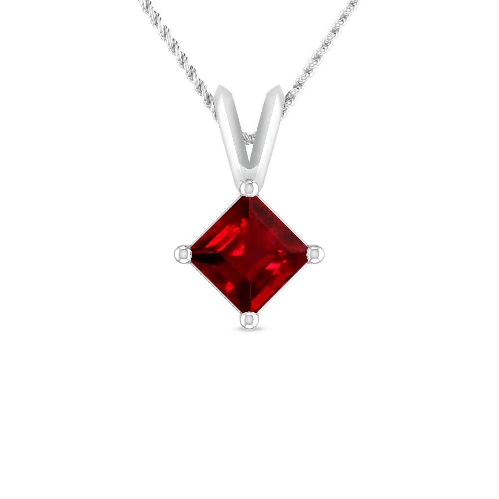 White Gold - Ruby