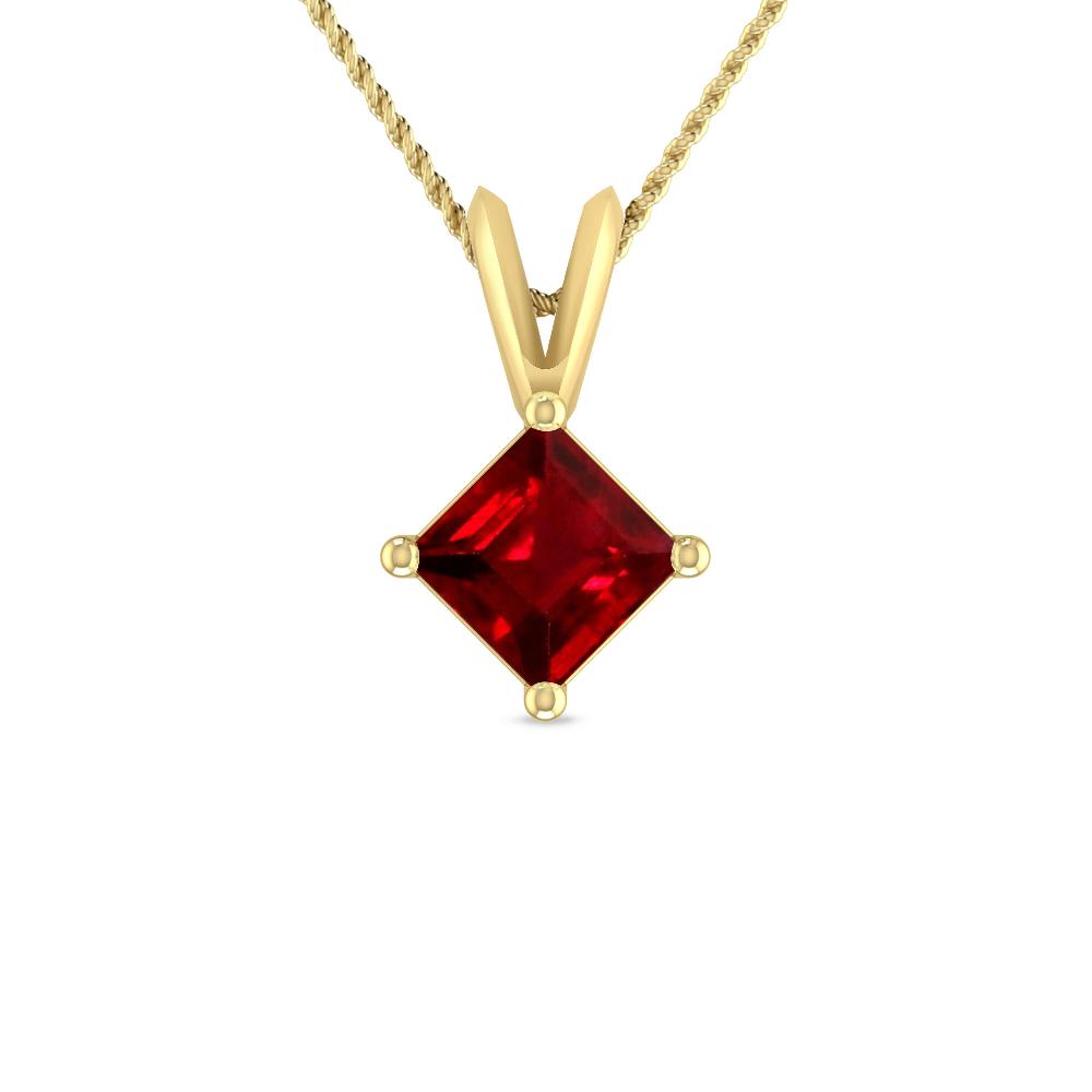 Yellow Gold - Ruby