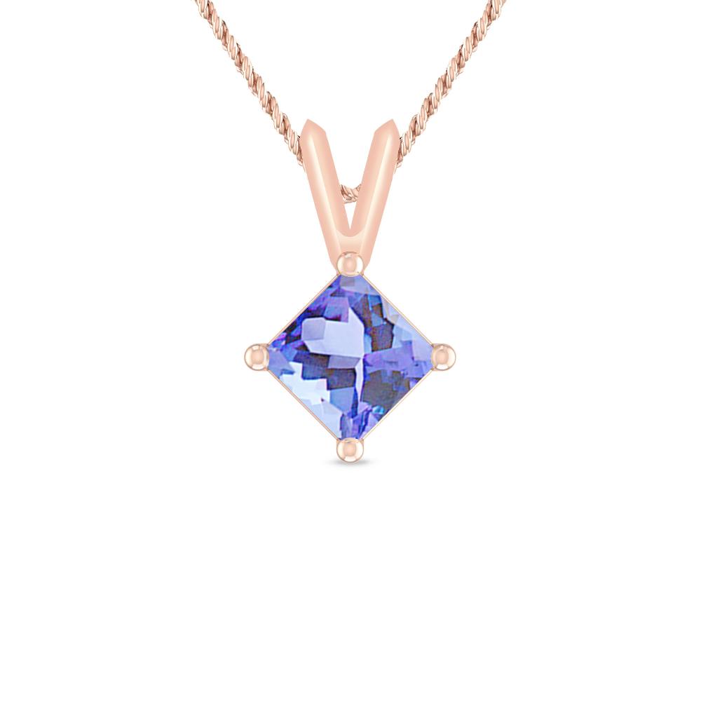 Rose Gold - Tanzanite