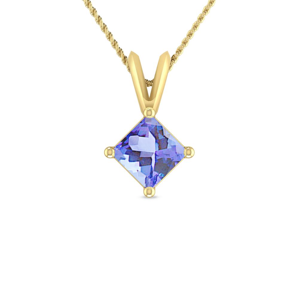 Yellow Gold - Tanzanite