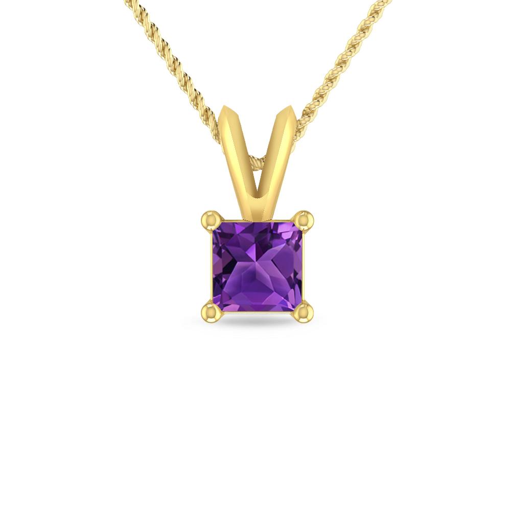 Yellow Gold - Amethyst