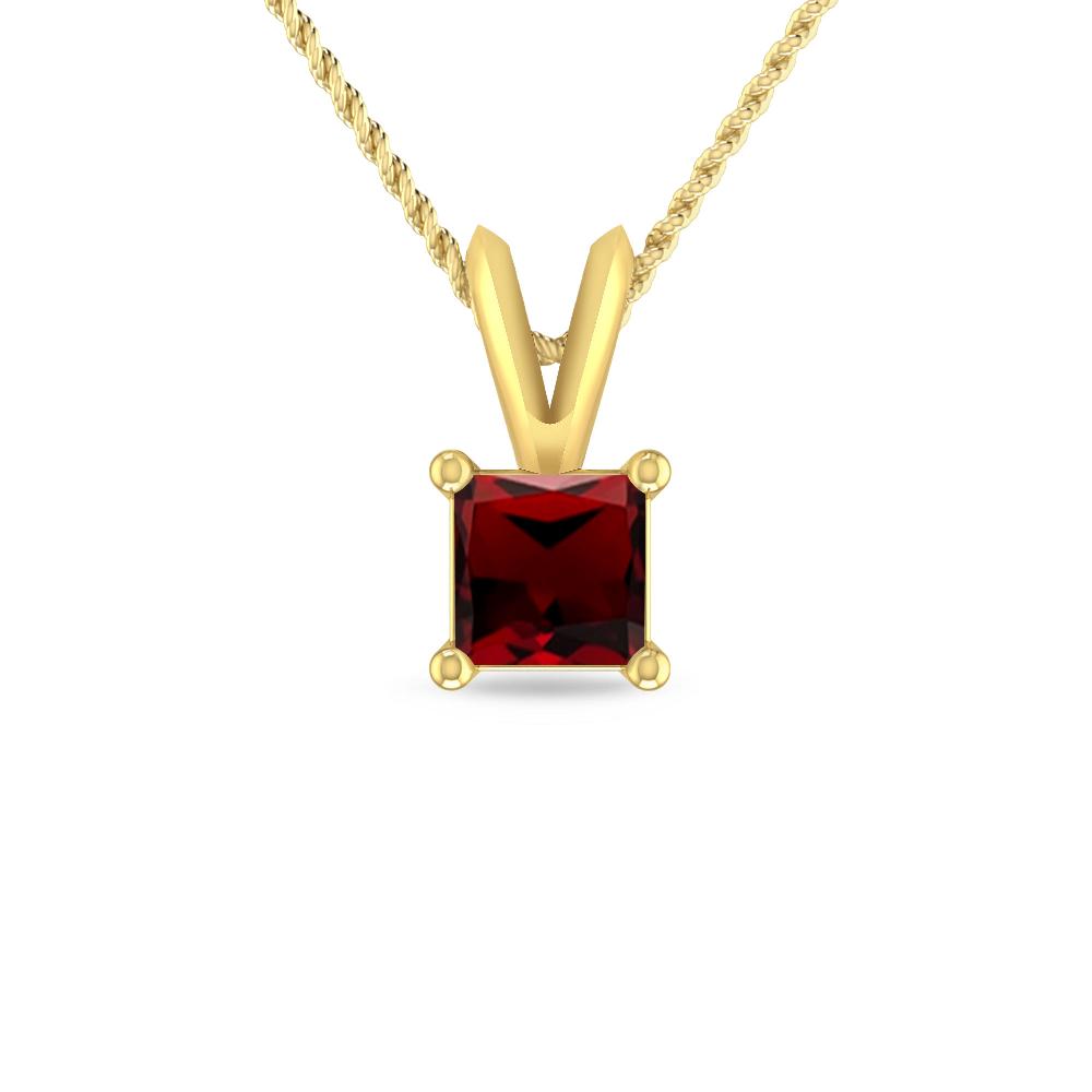 Yellow Gold - Garnet