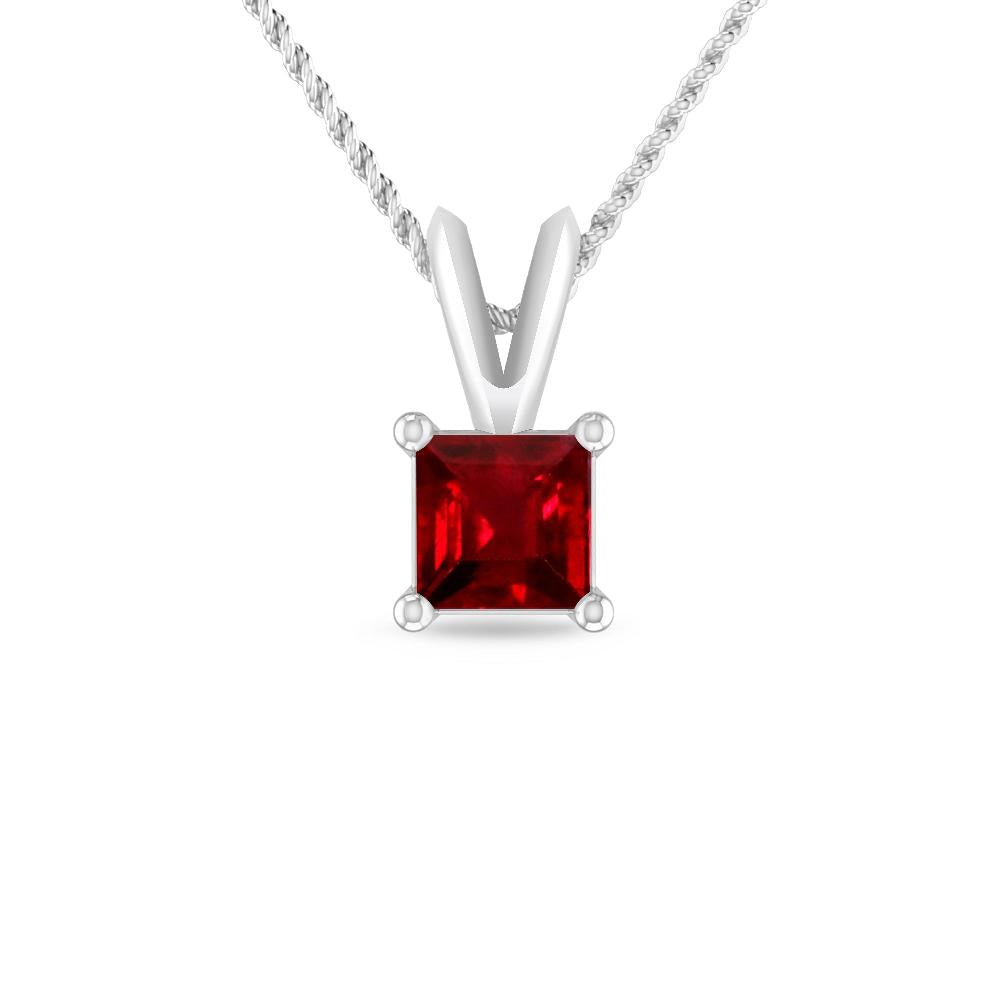 White Gold - Ruby