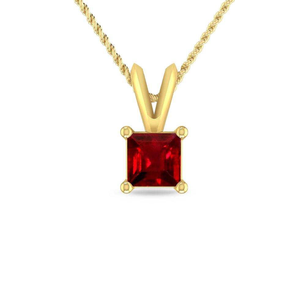 Yellow Gold - Ruby