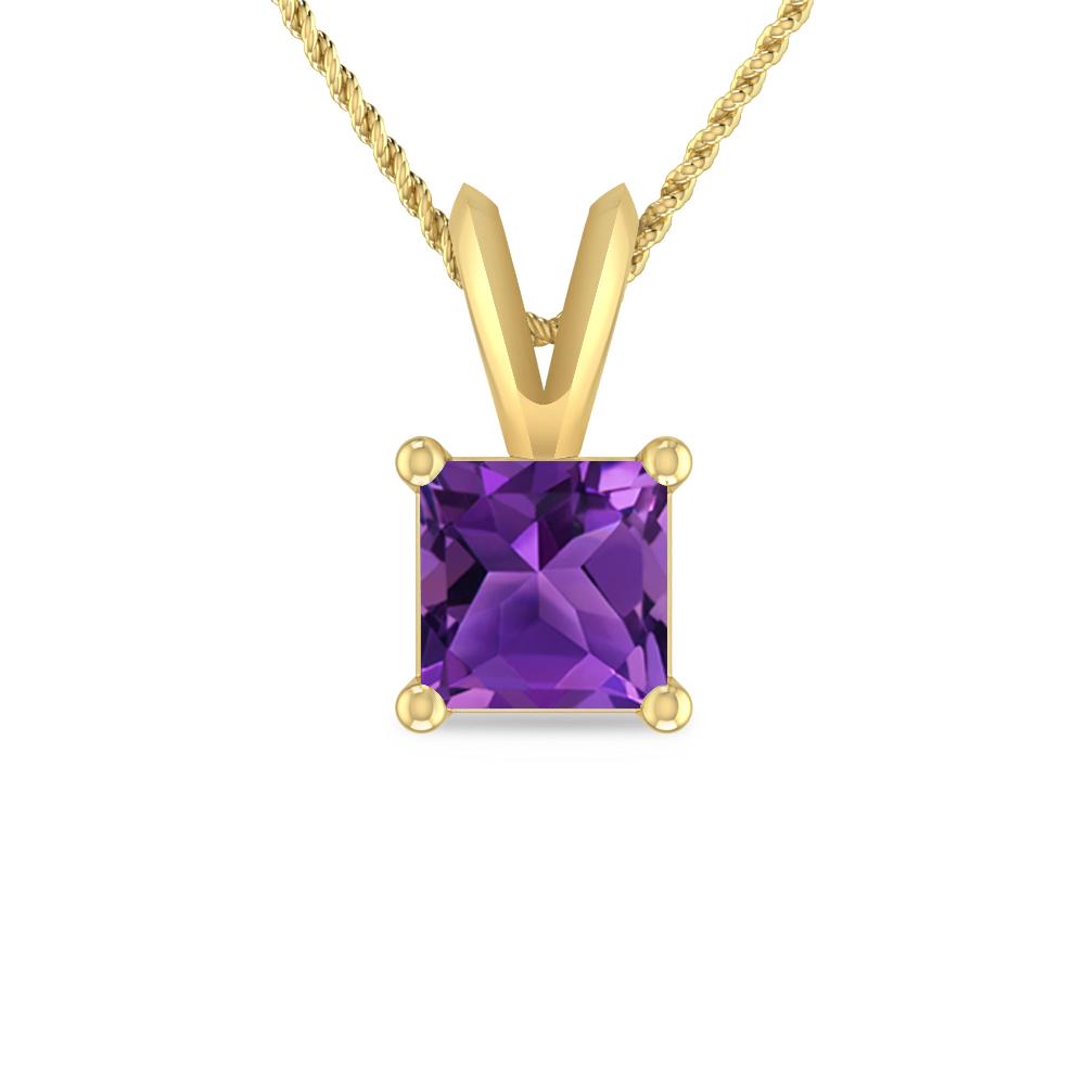 Yellow Gold - Amethyst