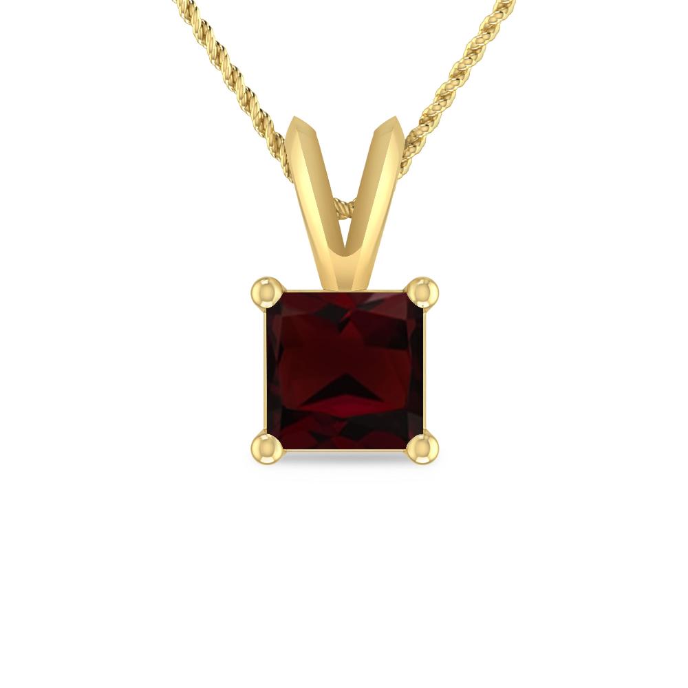 Yellow Gold - Garnet