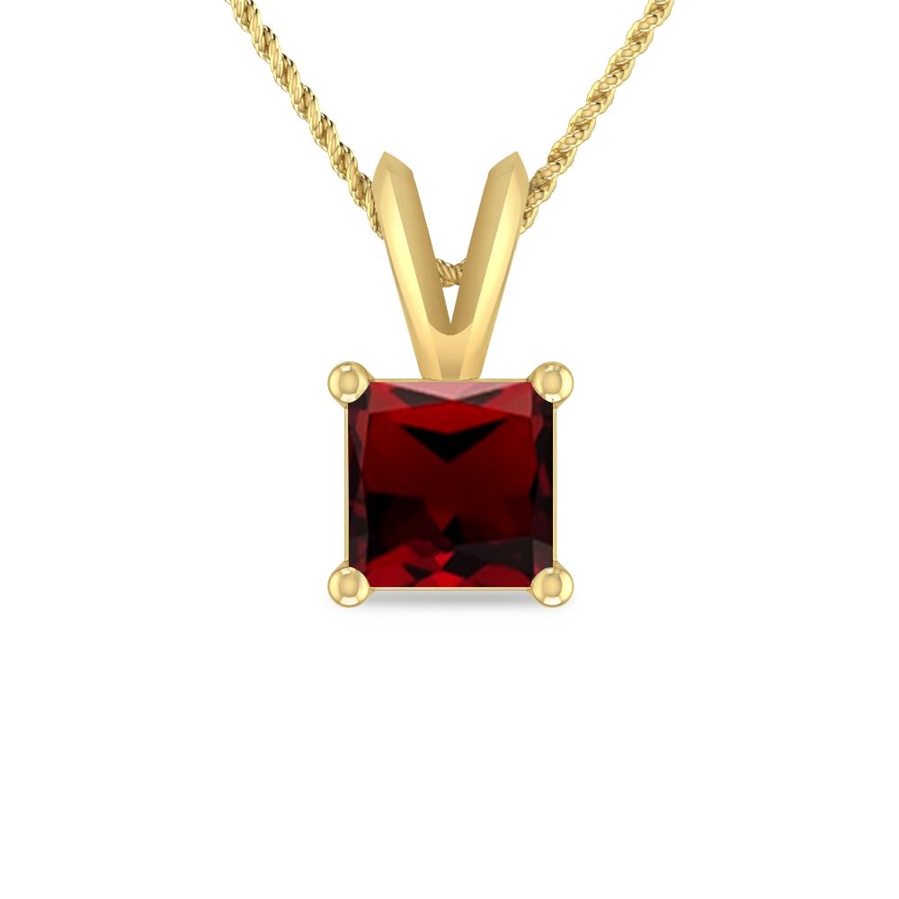 Yellow Gold - Garnet