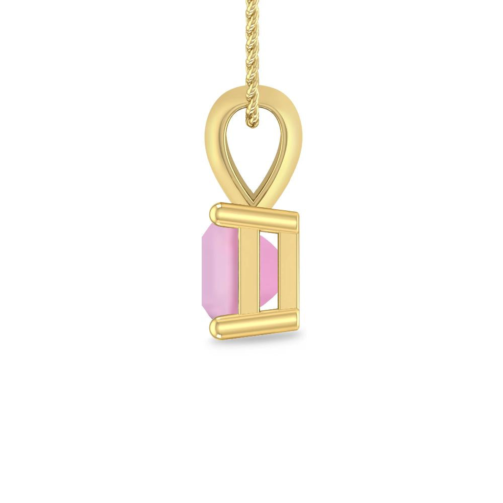 Yellow Gold - Pink Tourmaline