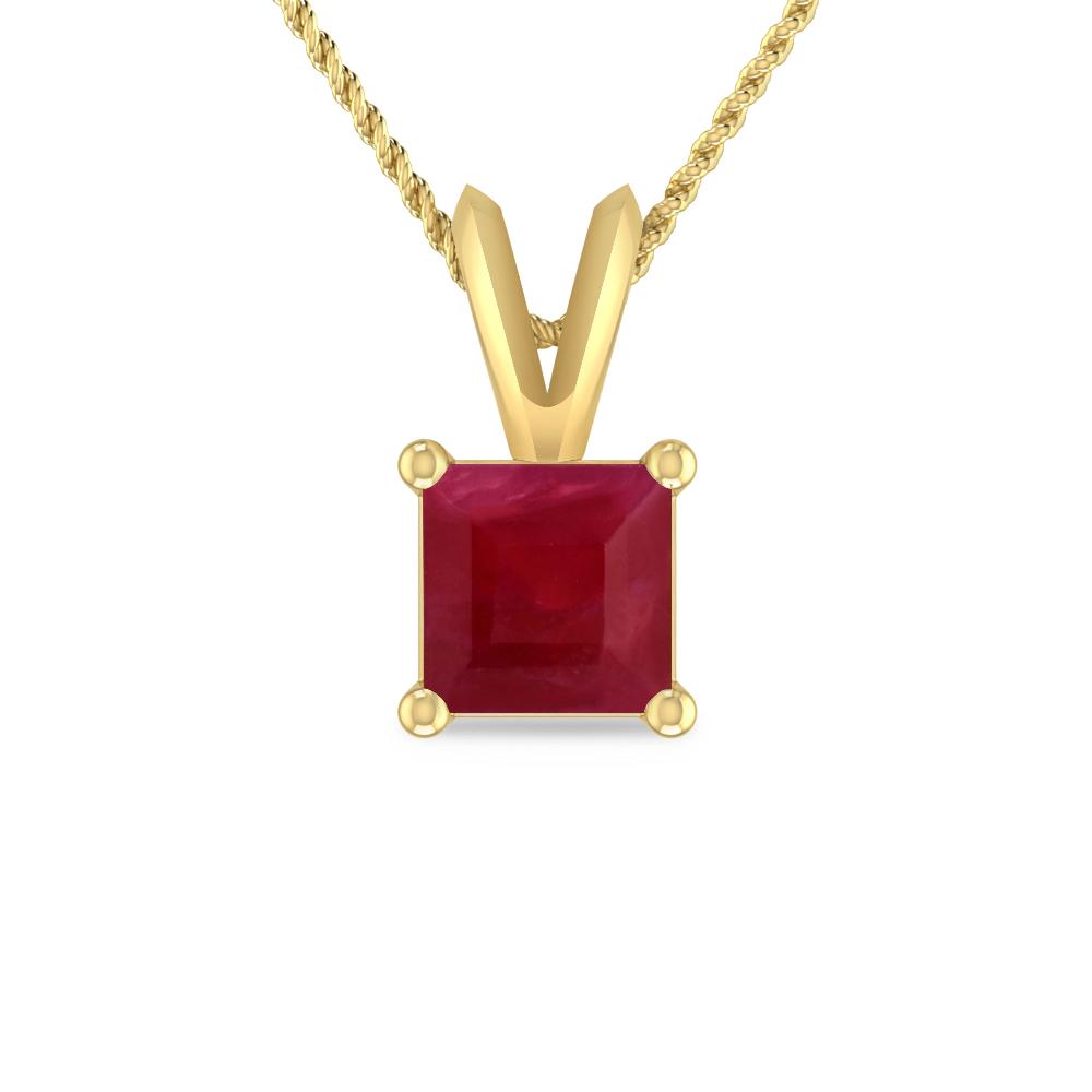 Yellow Gold - Ruby