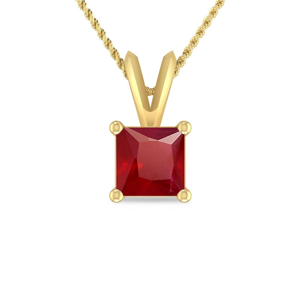 Yellow Gold - Ruby