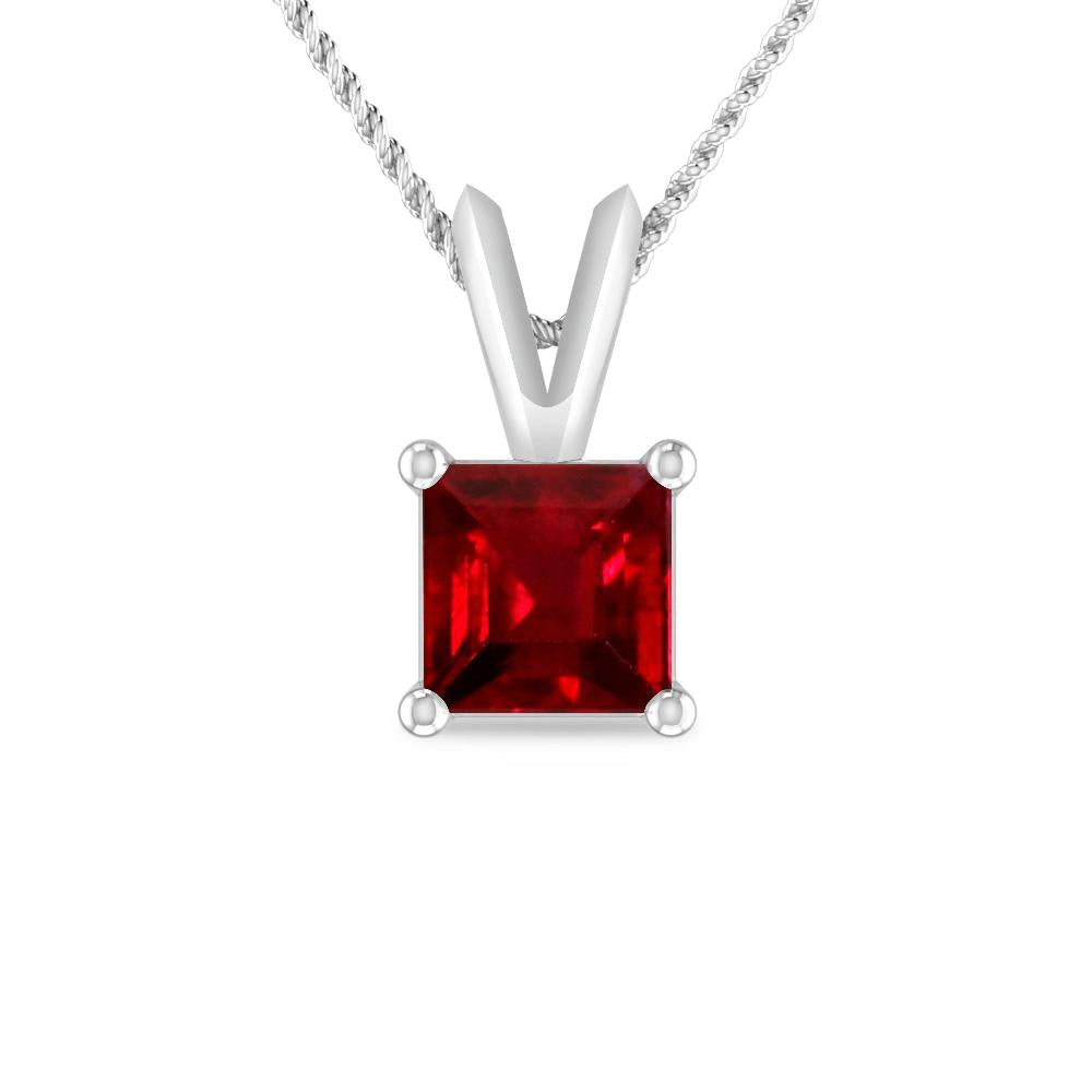 White Gold - Ruby