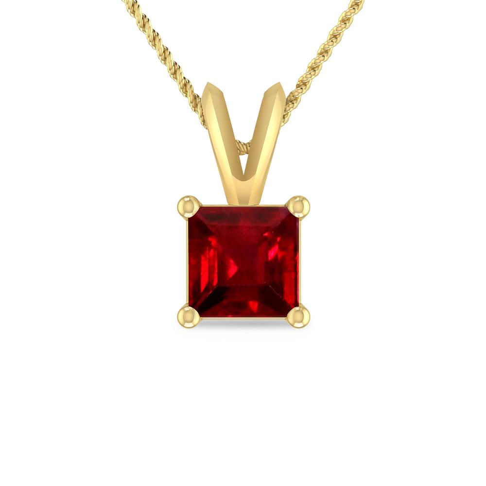 Yellow Gold - Ruby