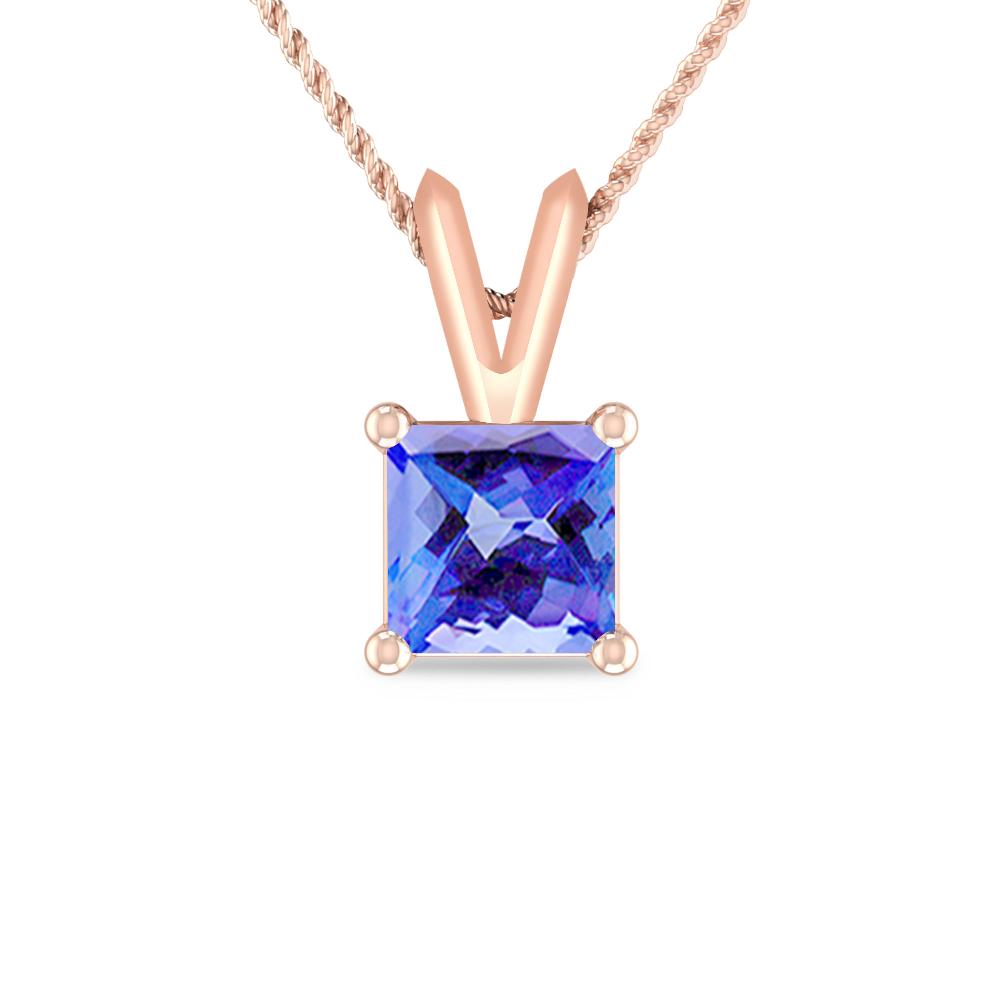 Rose Gold - Tanzanite