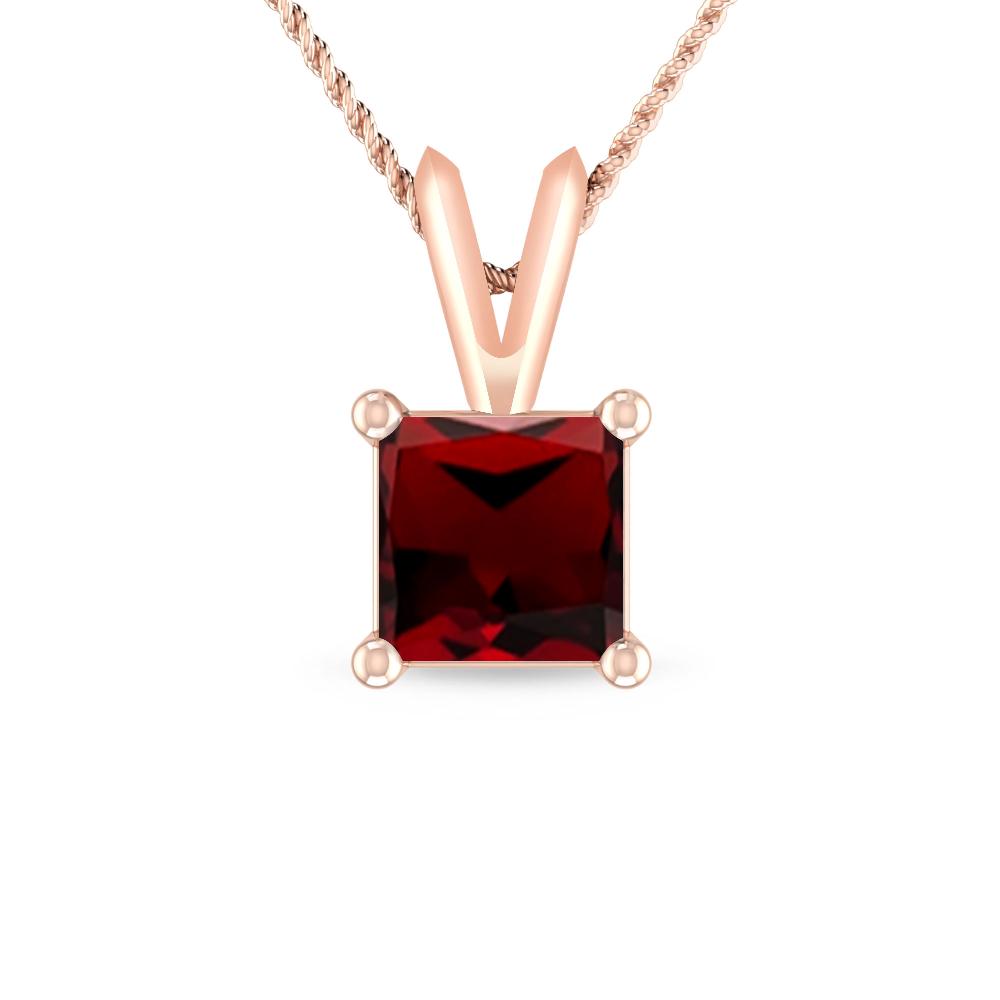 Rose Gold - Garnet