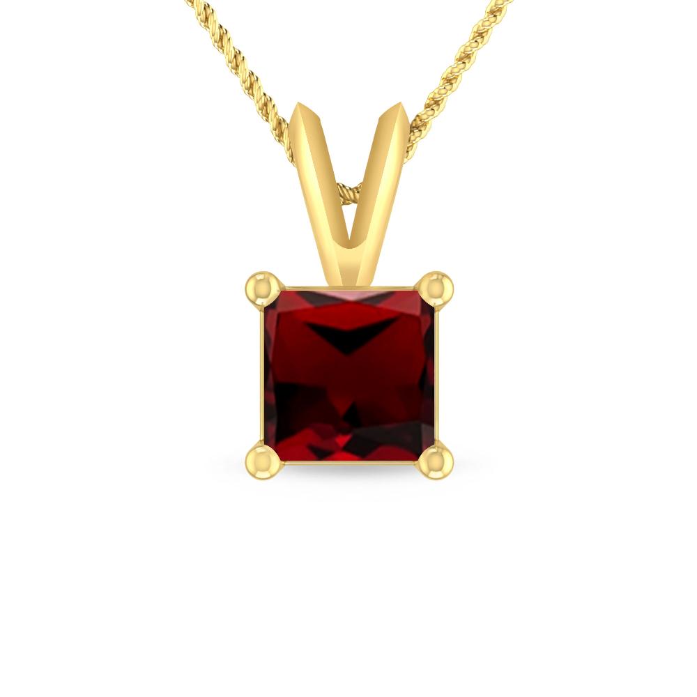 Yellow Gold - Garnet