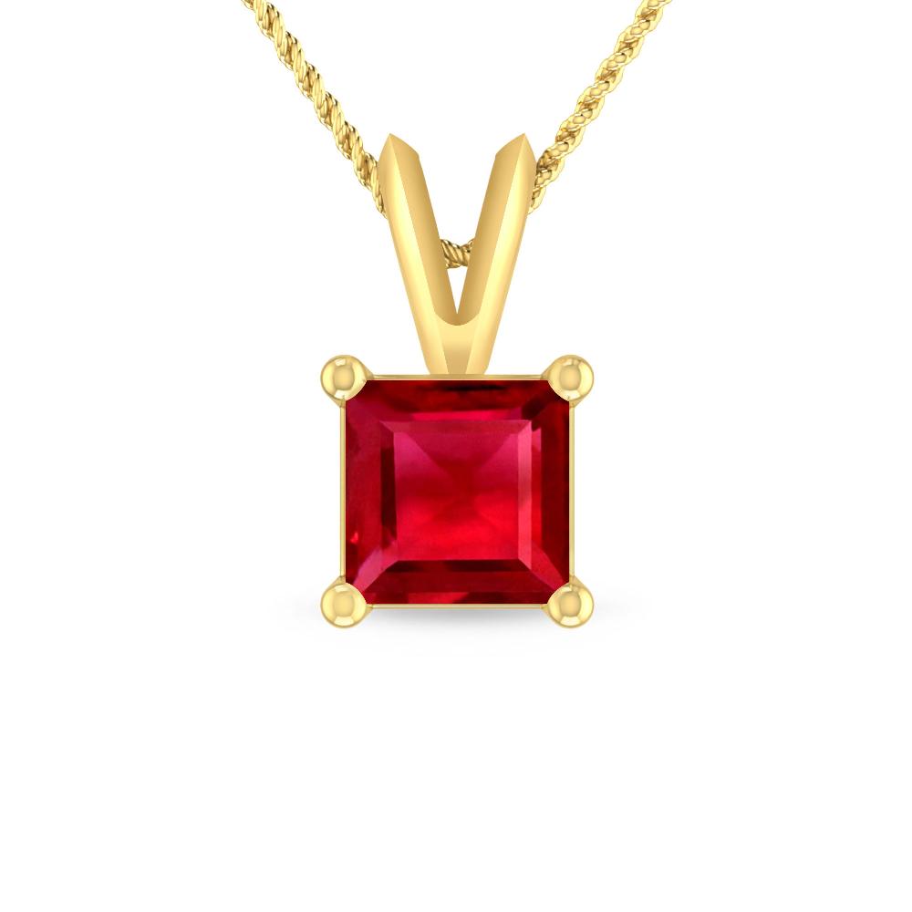 Yellow Gold - Ruby