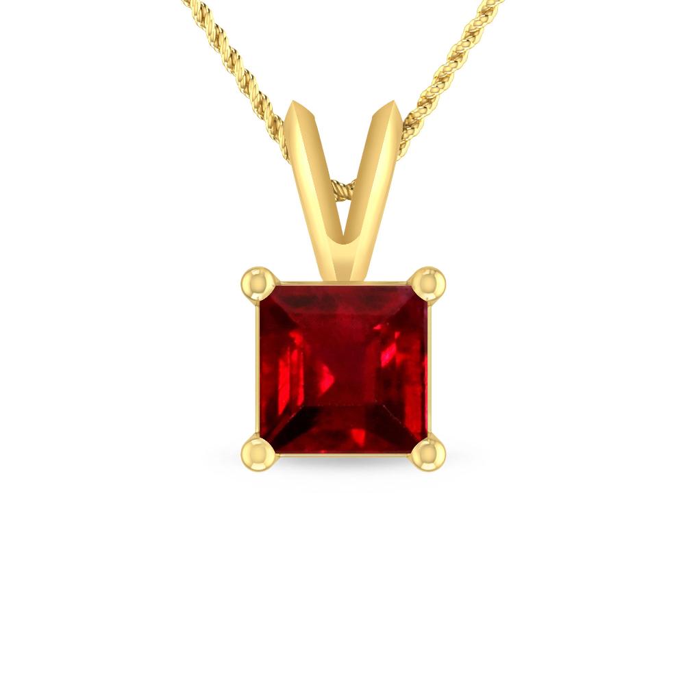 Yellow Gold - Ruby