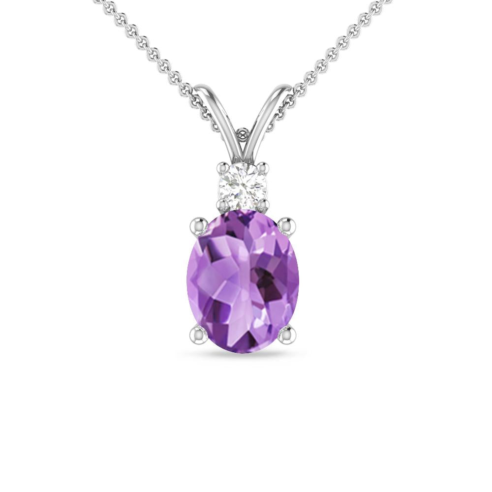 White Gold - Amethyst