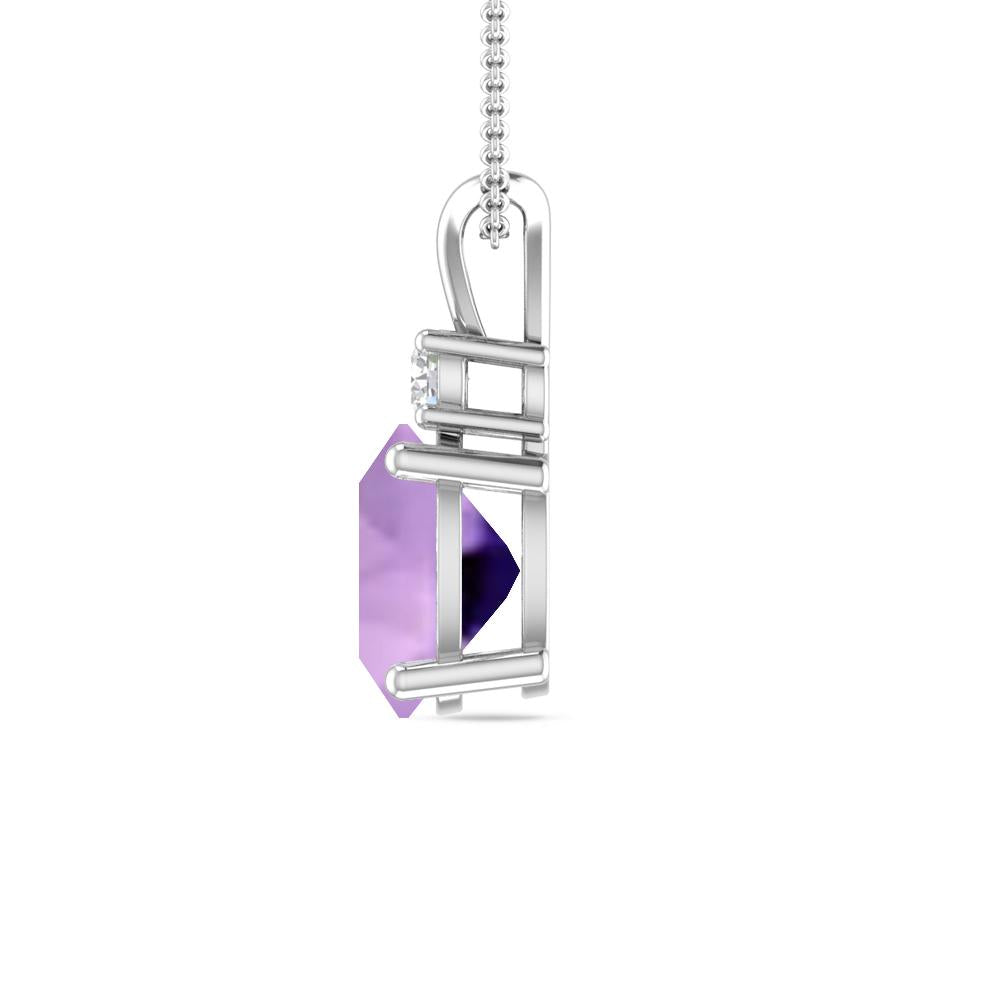 White Gold - Amethyst