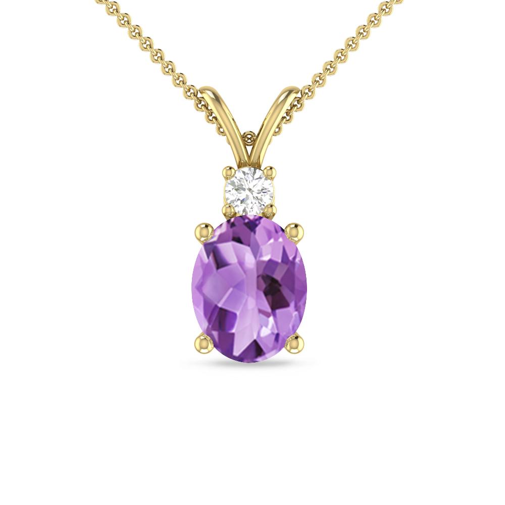 Yellow Gold - Amethyst