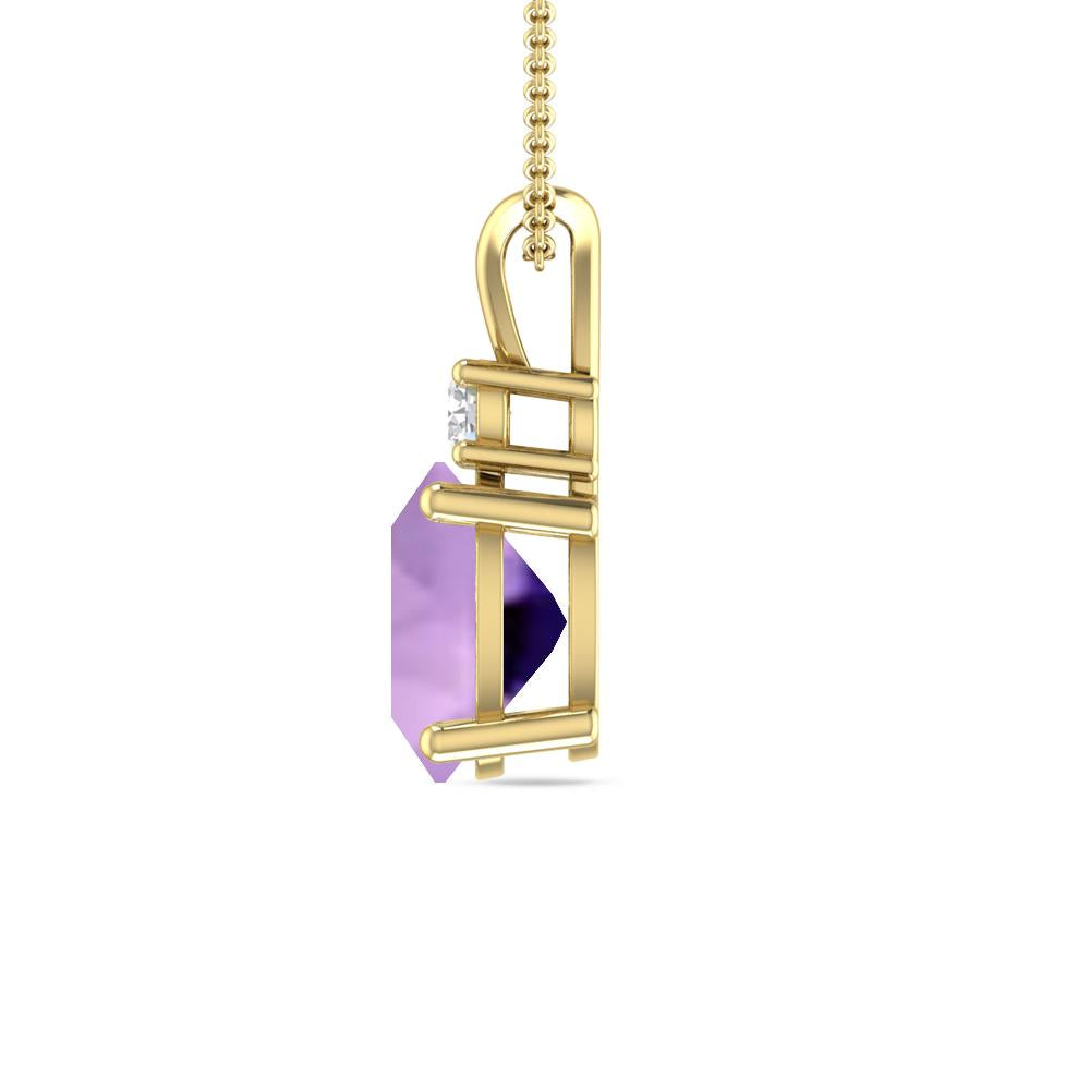 Yellow Gold - Amethyst