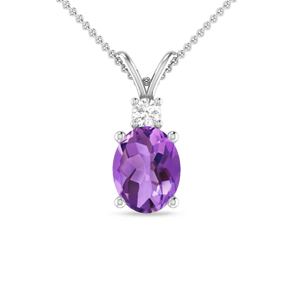 White Gold - Amethyst