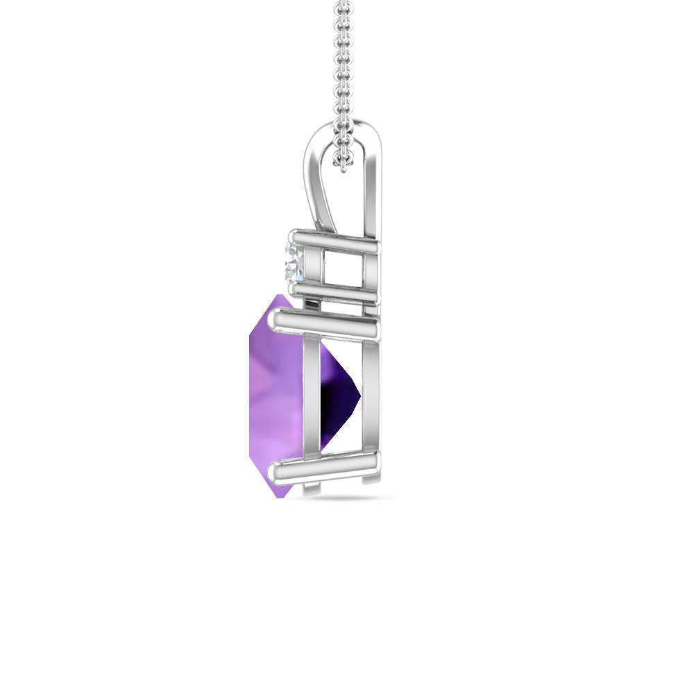 White Gold - Amethyst