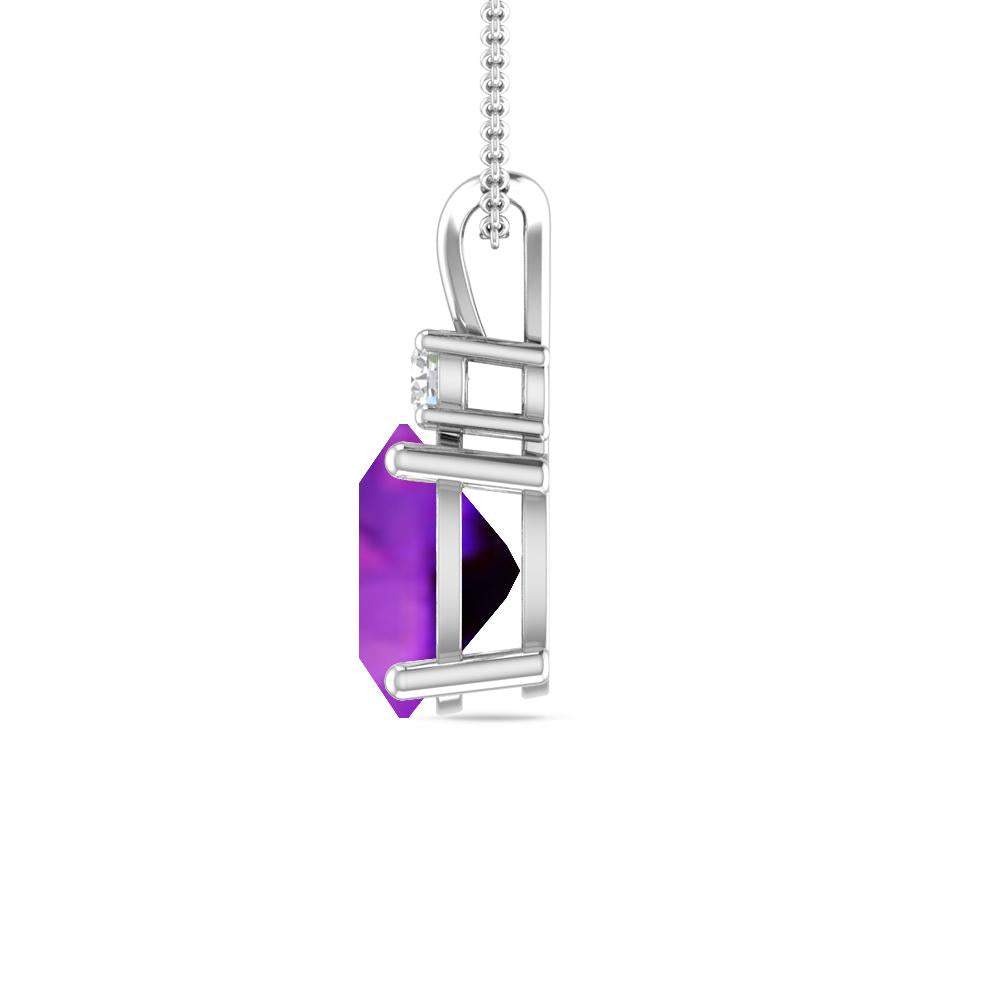 White Gold - Amethyst