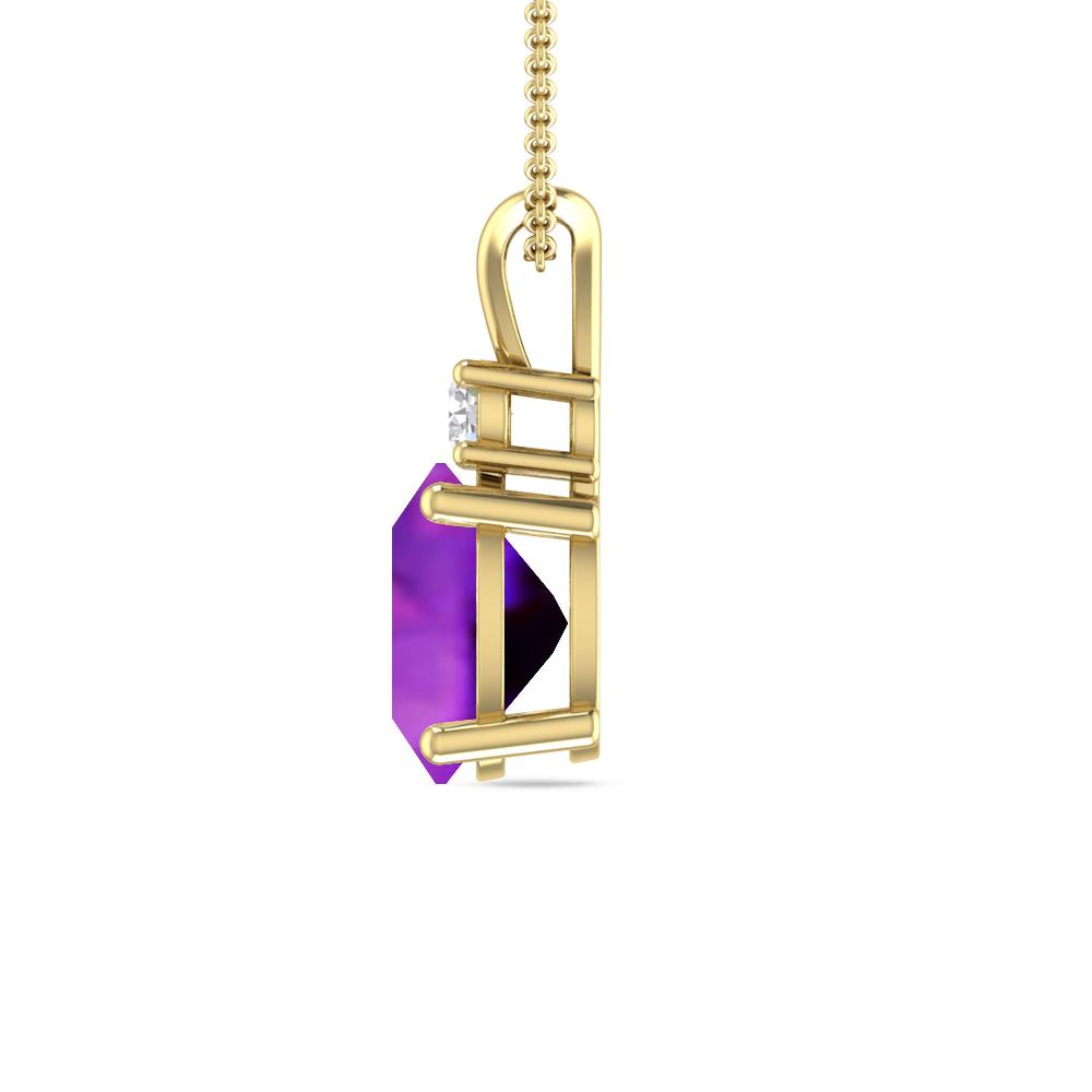 Yellow Gold - Amethyst