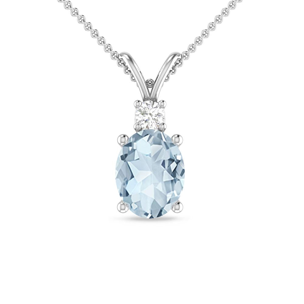 White Gold - Aquamarine