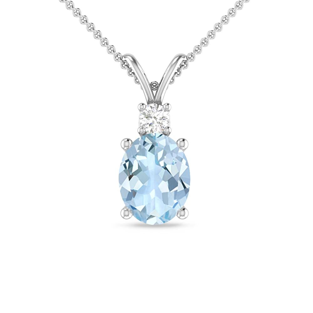 White Gold - Aquamarine