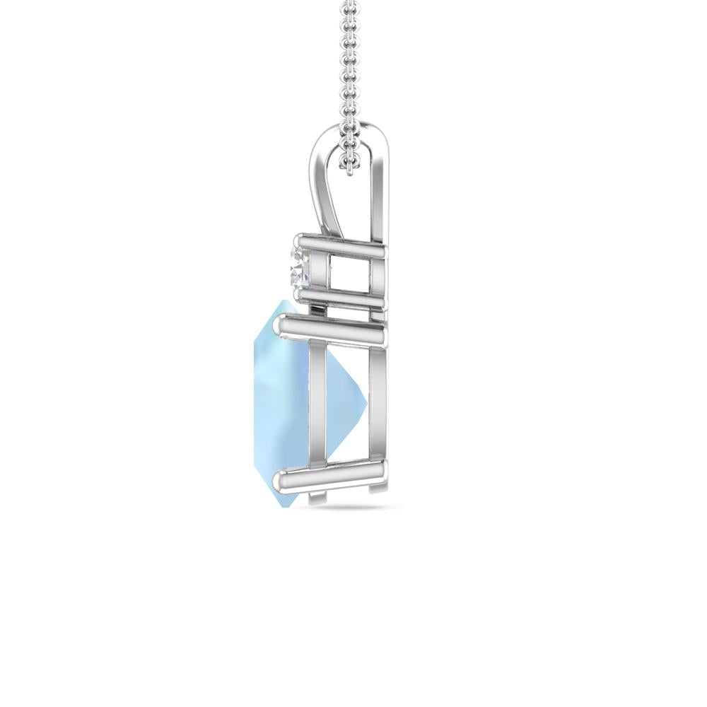 White Gold - Aquamarine