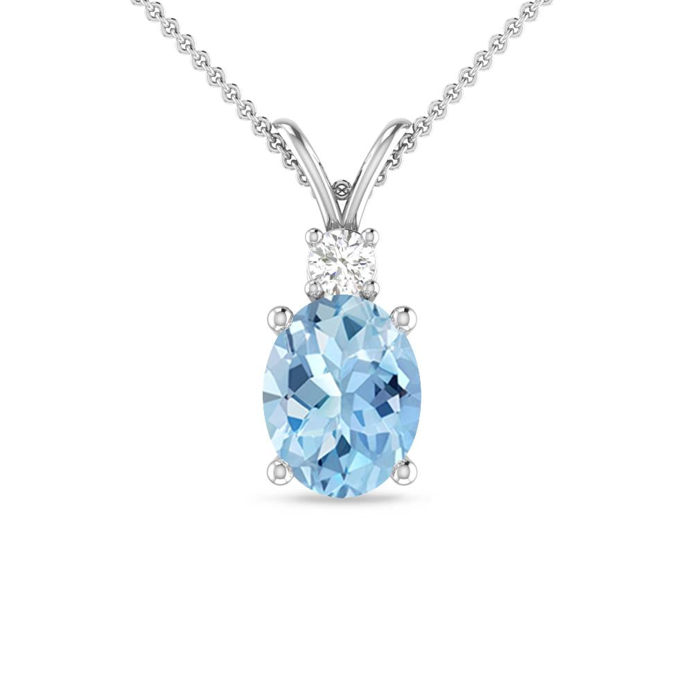 White Gold - Aquamarine