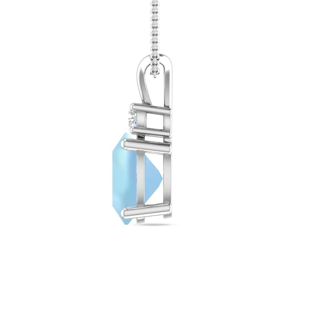 White Gold - Aquamarine