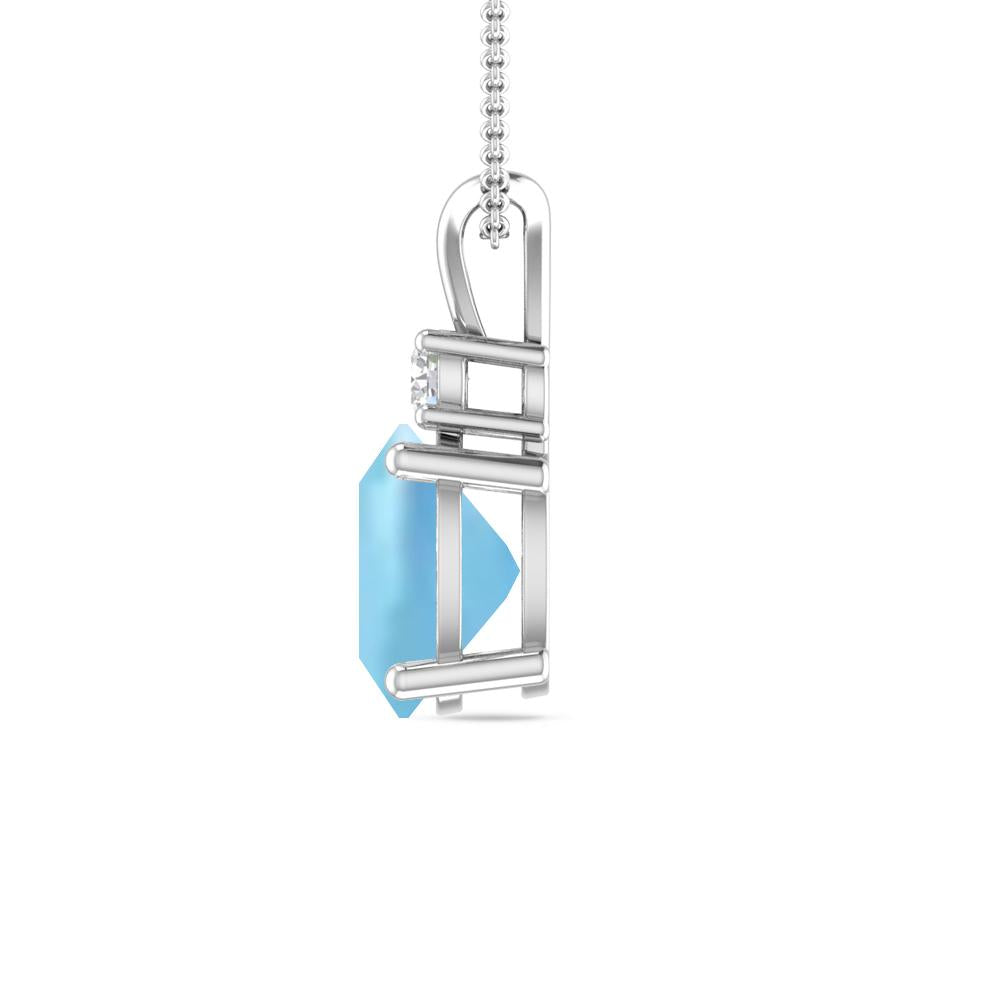 White Gold - Aquamarine