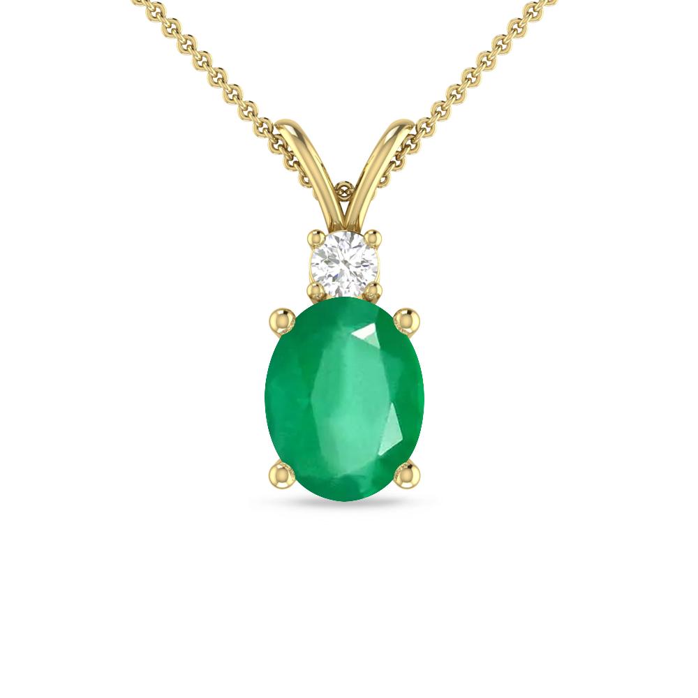 Yellow Gold - Emerald