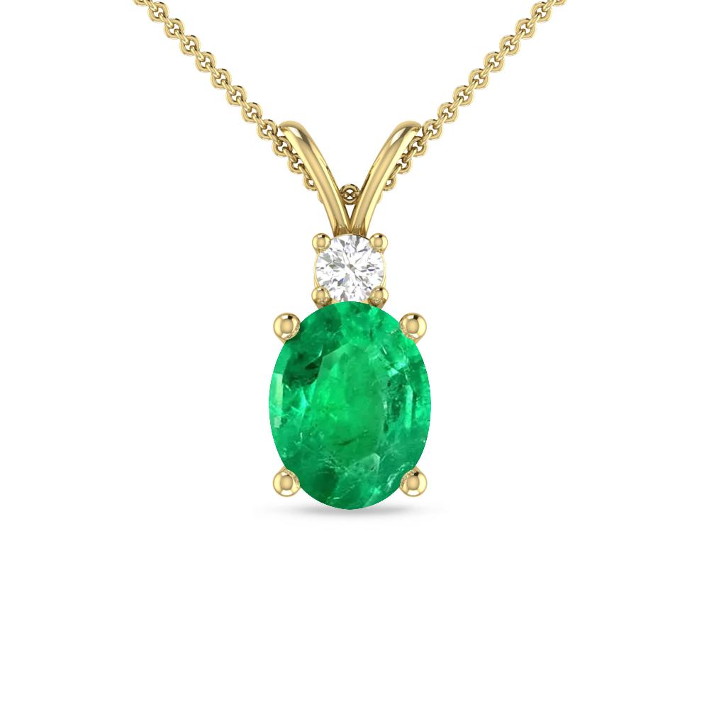 Yellow Gold - Emerald