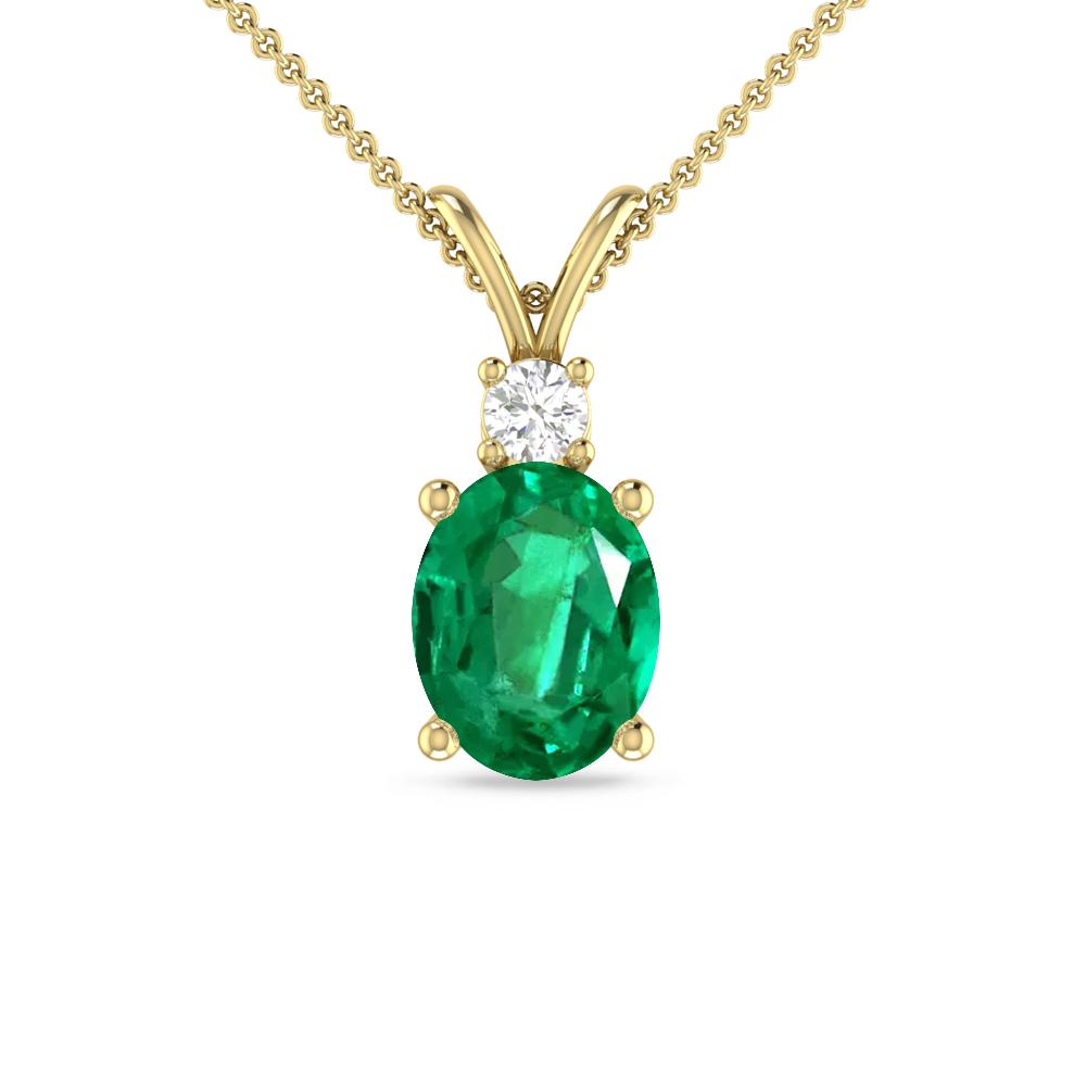 Yellow Gold - Emerald