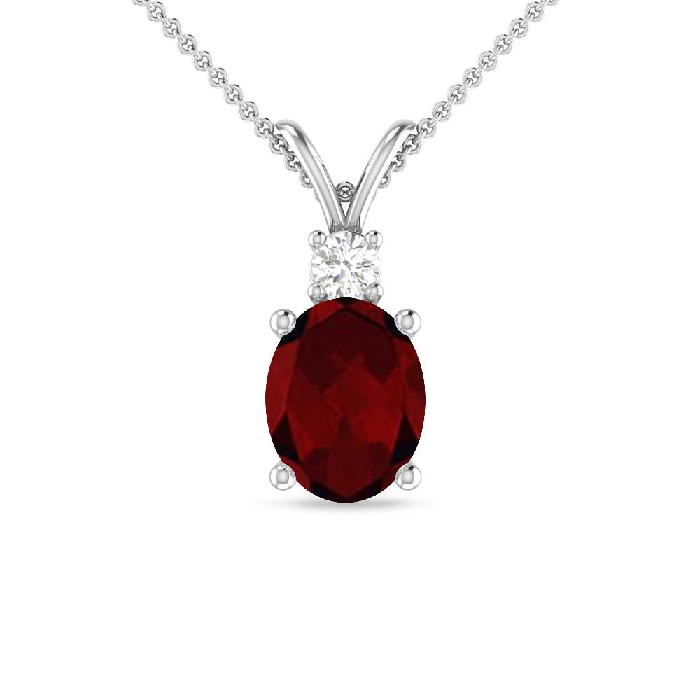 White Gold - Garnet