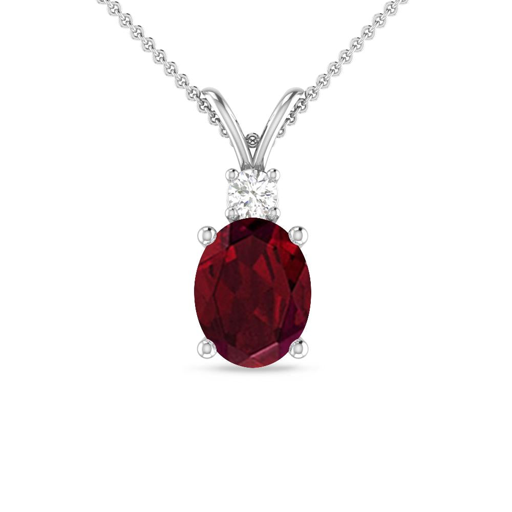 White Gold - Garnet