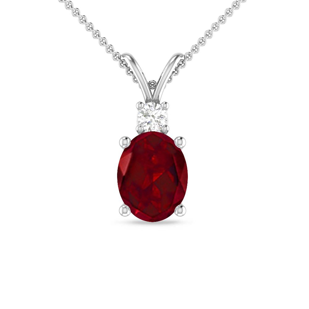 White Gold - Garnet