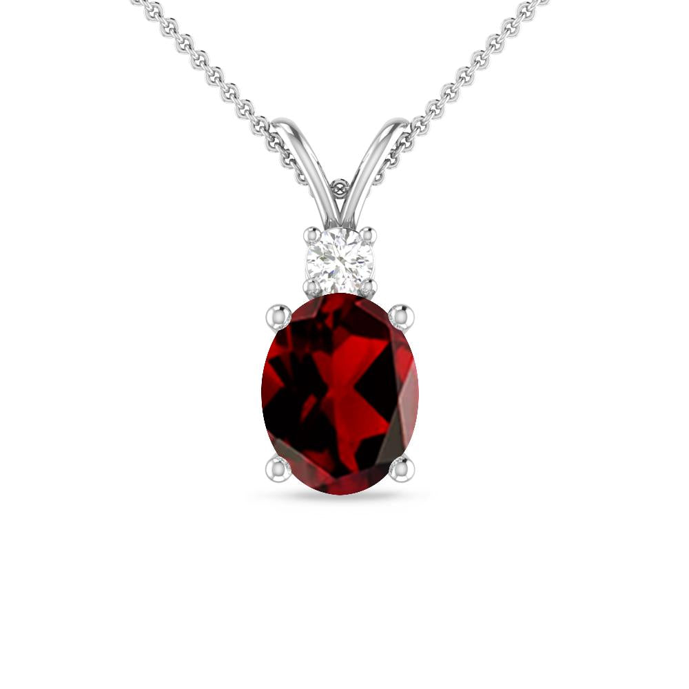 White Gold - Garnet