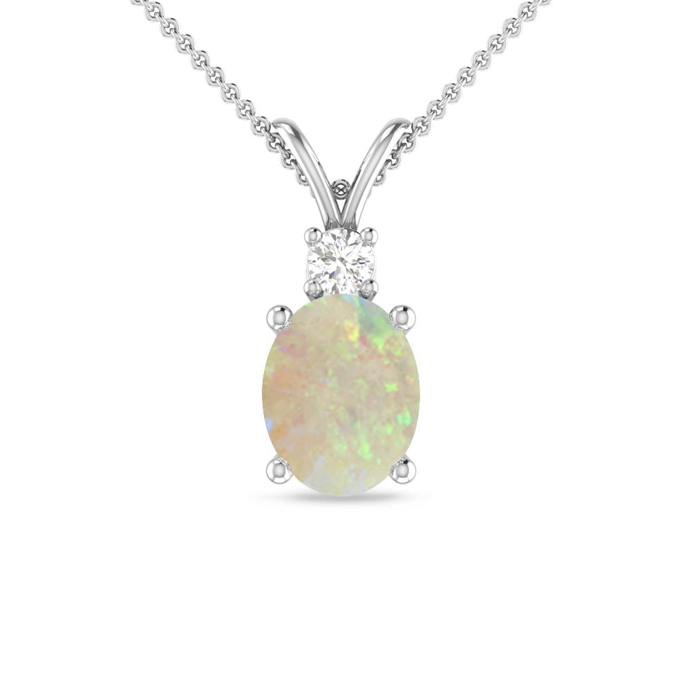 White Gold - Opal