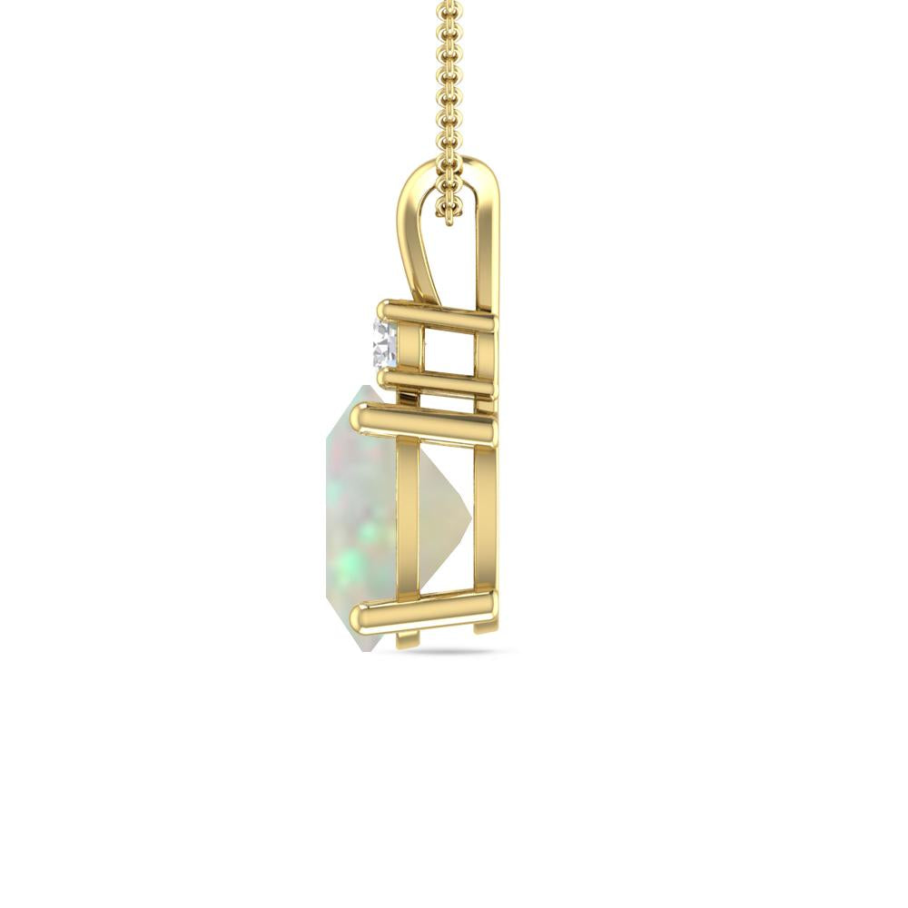 Yellow Gold - Opal