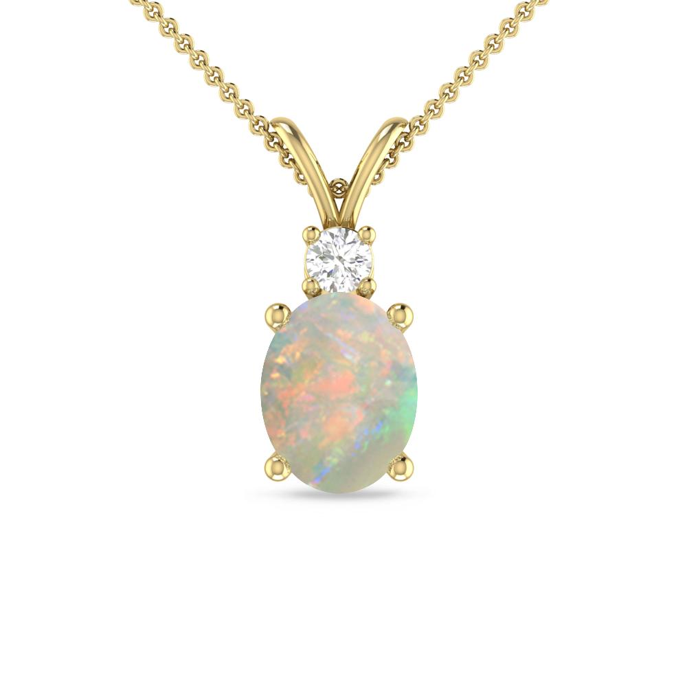 Yellow Gold - Opal