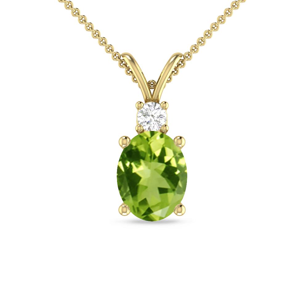 Yellow Gold - Peridot