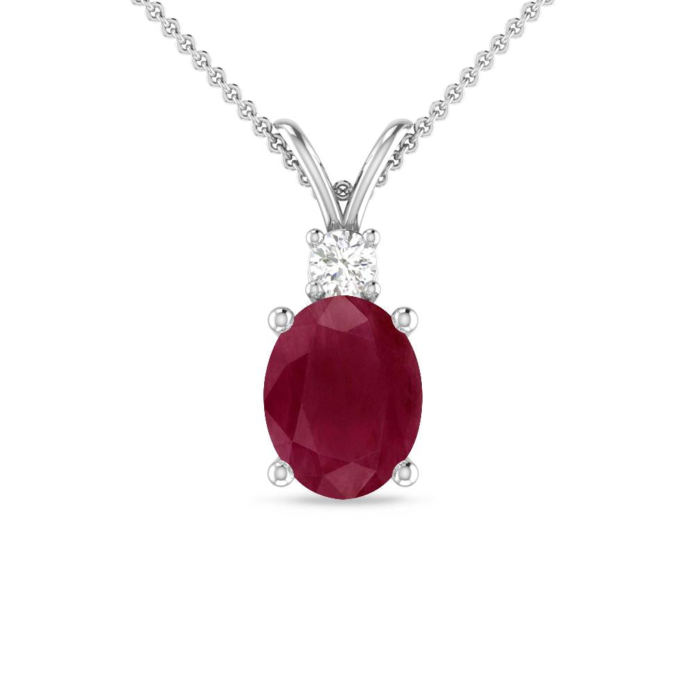 White Gold - Ruby