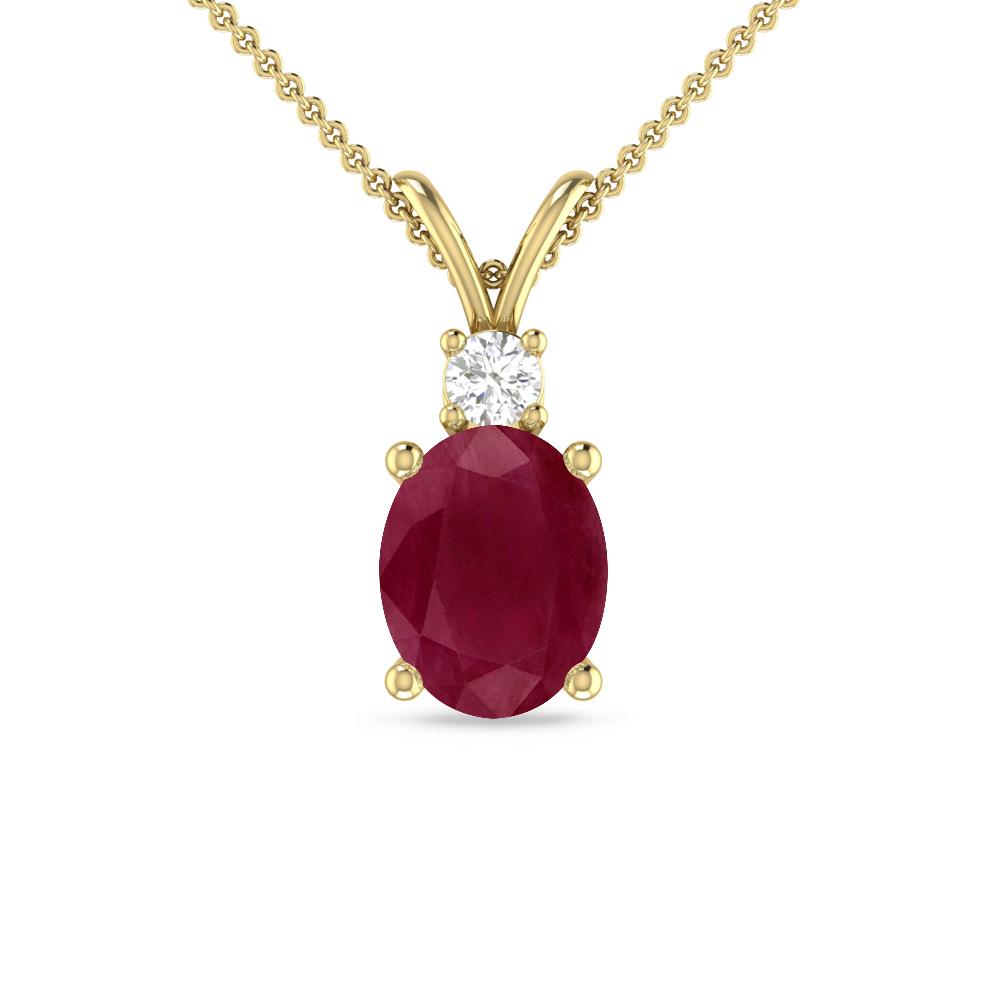 Yellow Gold - Ruby