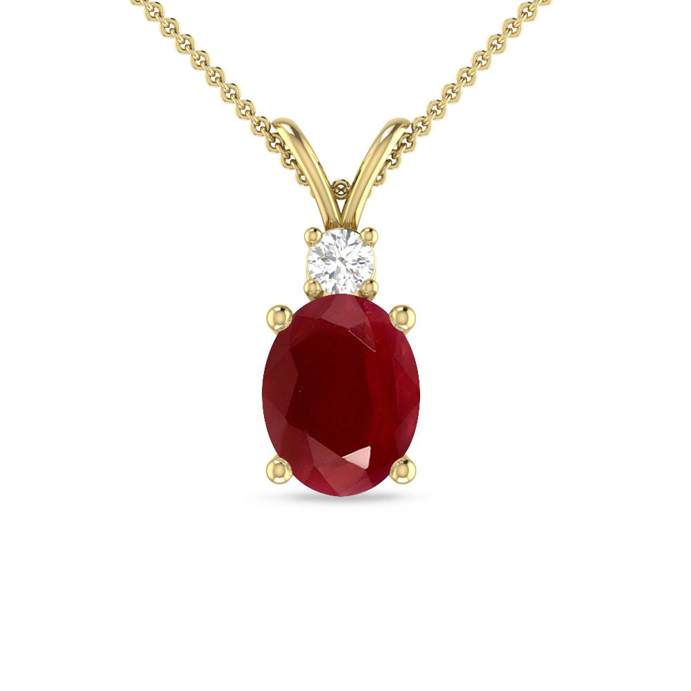 Yellow Gold - Ruby